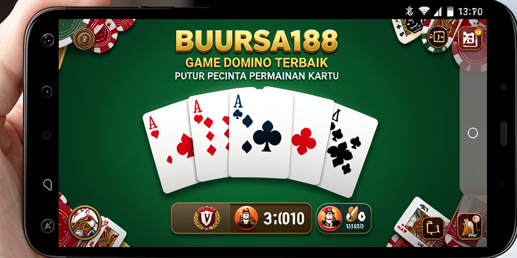 Tampilan gameplay Domino seru di BURSA188.
