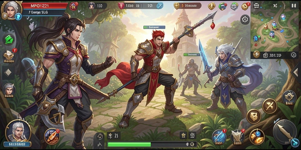 Tampilan gameplay seru dari MPO1221 dengan fitur SLG yang menarik.