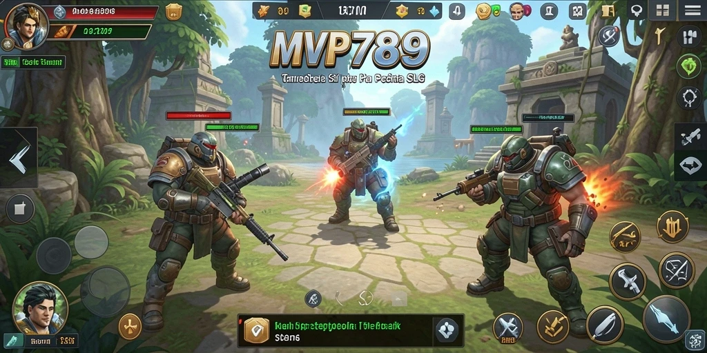 Layar gameplay <strong>MVP789</strong> menunjukkan pertarungan strategis yang menarik.